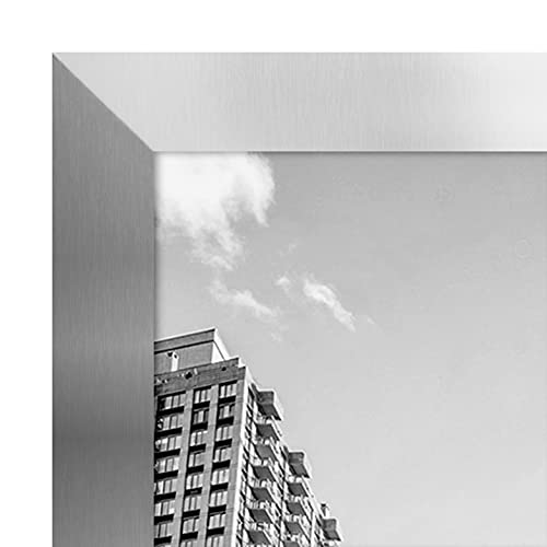 Americanflat 24X36 Poster Frame In Silver - Composite Wood With Polished Plexiglass - Horizontal And Vertical Formats For Wall With Included Hanging Hardware #TOP6