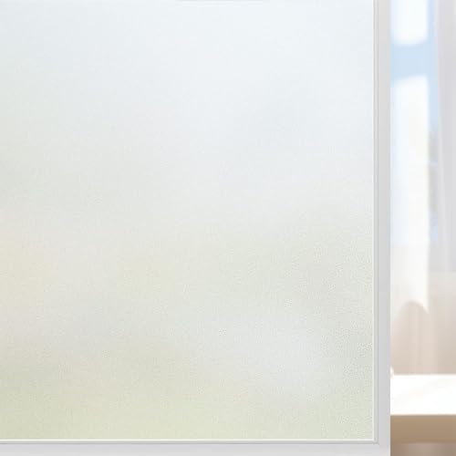 Pellicola Privacy per Finestre e Vetri 55 x 210 cm per La Privacy, Autoadesiva, Opaca Pellicola per Vetri Finestre Opaca per Cucina, Ufficio, Camera da Letto, Opaco puro