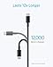Anker Cable [2 Pack, 3FT], USB A to USB C Cable for iPhone 17 Series,Samsung Galaxy S10 S10+, LG V30, Beats Fit Pro and More (Black)