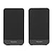 Audizio BS10 Aktivlautsprecher Boxen Paar - 80 Watt Bluetooth HiFi Lautsprecher Set mit HDMI ARC, Optical & RCA - Regal Lautsprecher, Studio Boxen für PC, TV & HiFi - Schwarz