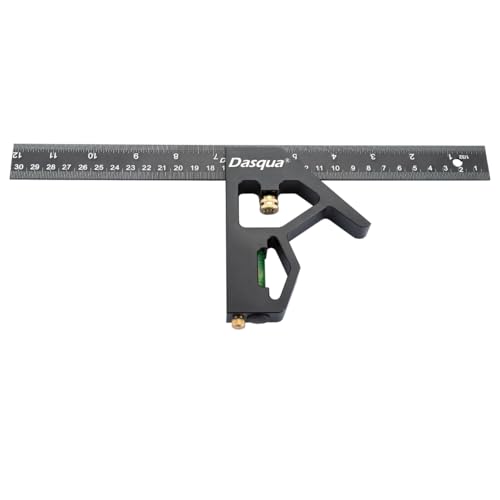 Équerre combinée 30,5 cm Dasqua 1804-0805 pour traçage angle 90 degrés - 2