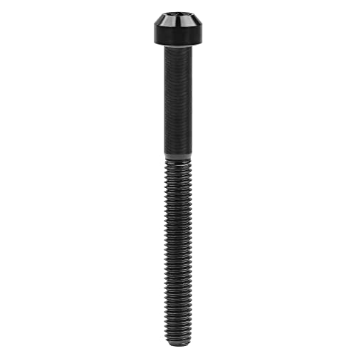 Image of Titanium Torx Square Head M6 x 10 15 20 25 30 35 40 45 50 60 65 70 80mm Screw Pack of 5 (Black, M6x65mm)