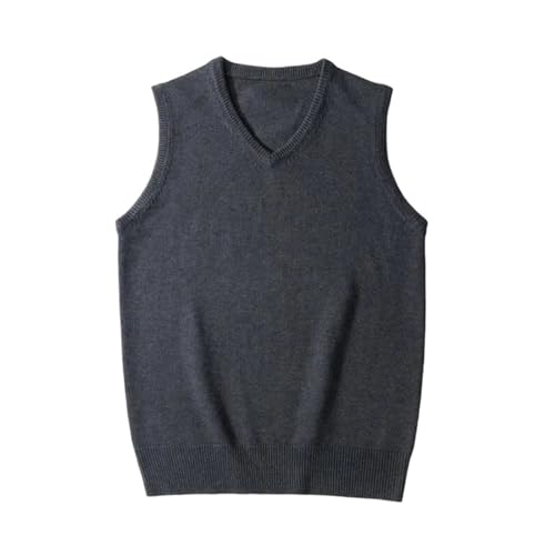 Suéter con cuello en V para hombre suave que no pica y protege del frío invernal