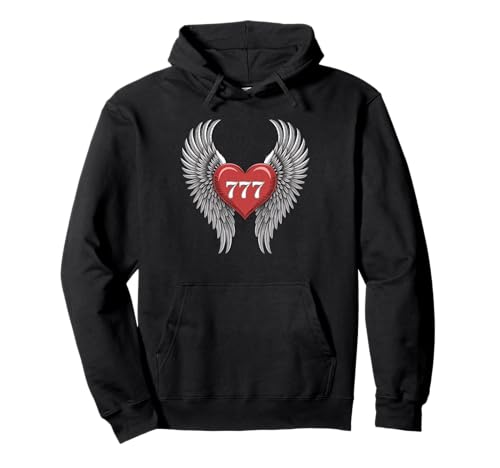 Angel Number 777 Luck Numerology Personal Number 777 Pullover Hoodie