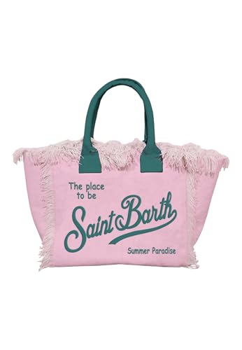 Sac MC2 Saint Barth VANI001 grand cabas coton femme vert pour l'été