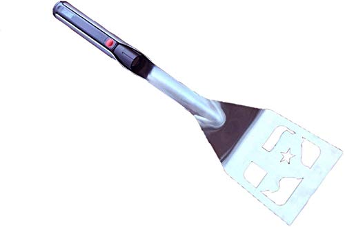 Grill Light Lone Star Texas Smart Grill Spatula Turner – Restaurant Grade Stainless Steel | Bright Led Light To Grill In The Dark | Waterproof & Dishwasher Safe | Camping Barbecue Grilling Spatula #TOP1