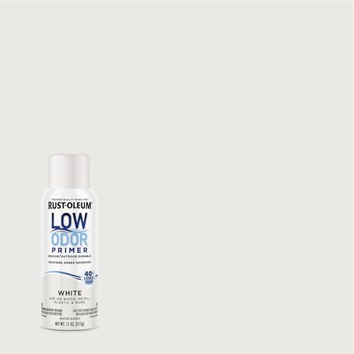 Image of Rust-Oleum Low Odor Spray Primer, 11 oz, Flat White