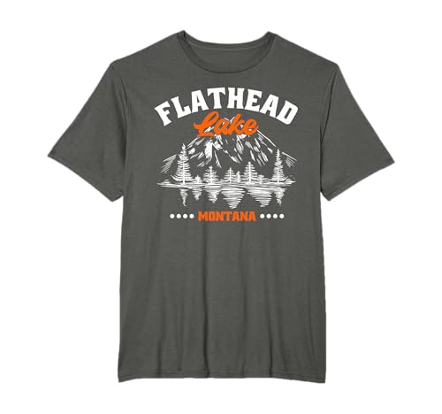 Flathead Lake Montana Kayaking T-Shirt