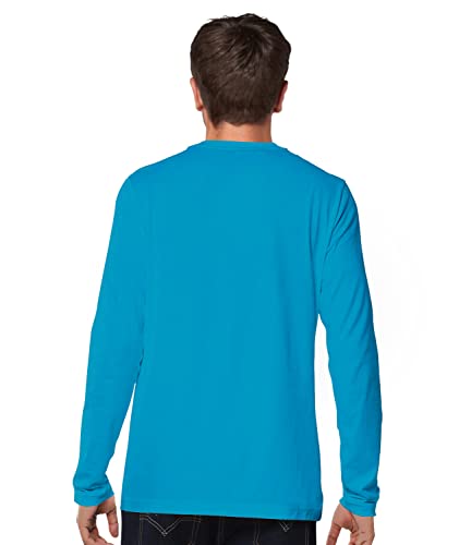 Image of Cricmarket Mens Plain 100% Cotton Round Neck Full Sleeves Multicolour T Shirt. Casual, Trendy, Stylish Tshirts and Tops