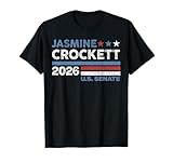 Jasmine Crockett for Texas 2026 Senate US Senator Men Women T-Shirt