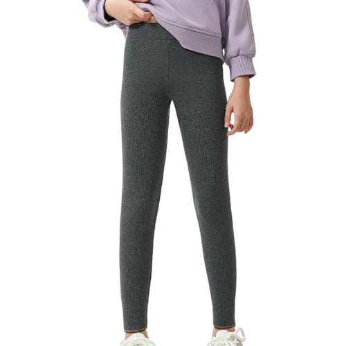 Leggins Niña Largos Fitness Elástico Cintura Alta Transpirable Mallas Termicas Casual Largos Pantalones Deportivos Niños Cómodos Leggings Deportes Gym Ballet Escuela Pants Ropa para Niña 3-15 Años