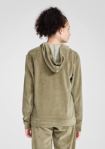 Jaqueta Fem Ziper Feminino , Oliva Medio , P