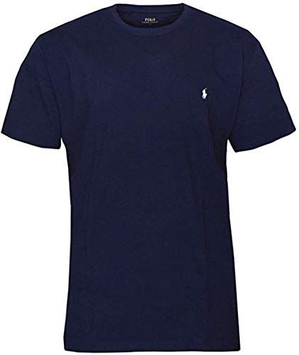 Polo Ralph Lauren - Core Replen SLE-TOP - T-shirt pour homme, Bleu foncé (bleu marine/blanc)., S