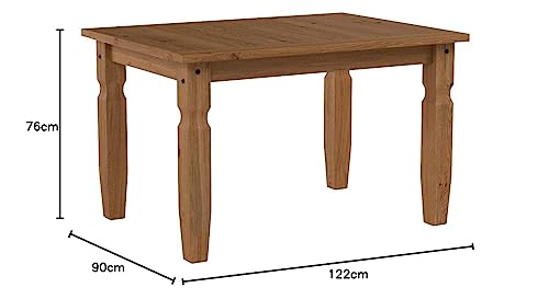 Mercers Furniture Corona Dining Table - Pine, 4 ft - Image 3