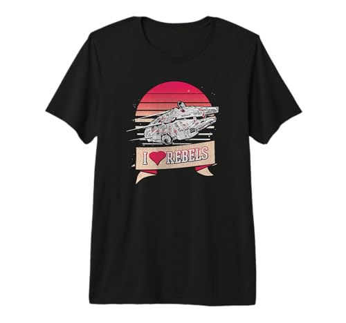 T-shirt Star Wars Rebels vintage le cadeau Saint-Valentin original pour fan