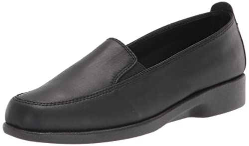 Hush Puppies womens Heaven Loafer, Black, 9 Wide US