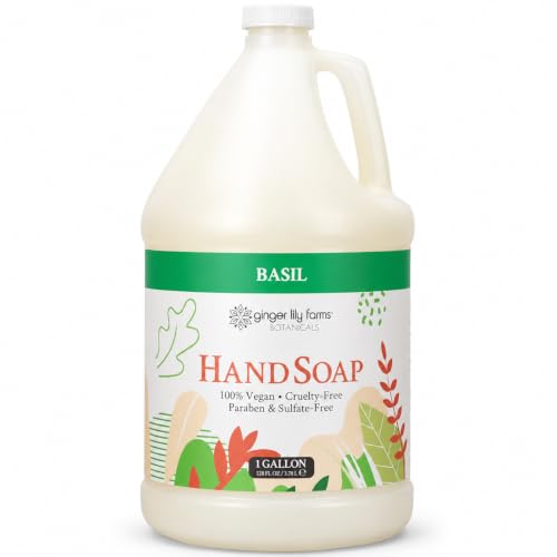 Ginger Lily Farms Botanicals Hand Soap, 128oz, Basil