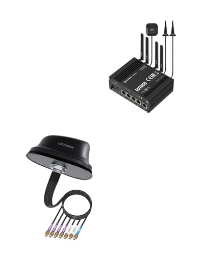 Image of Teltonika RUTM50000000 Industrial 5G Cellular Router and 5G LTE MIMO Combo 7-in-1 Antenna