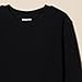 Amazon Essentials Girls' Crew Neck Sweatshirt, Black, Small