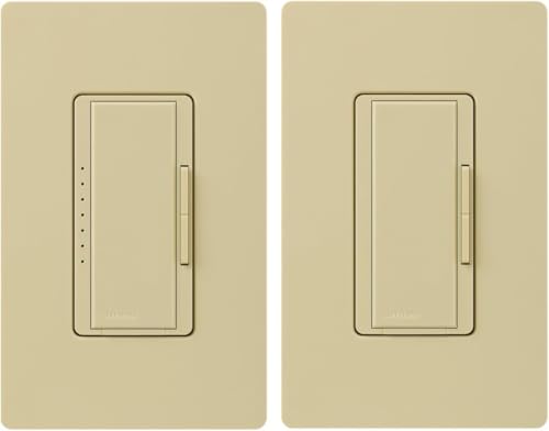 Image of Lutron Maestro Dimmer Switch LED+ Digital Dimmer Kit for Dimmable LED, Halogen, and Incandescent Bulbs, 150-Watt, Multi-Location, MACL-153M-RHW-IV, Ivory