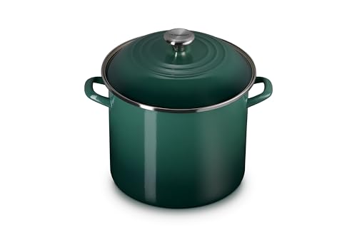 Le Creuset Enamel on Steel Traditional Stockpot, 12 qt., Artichaut with Stainless Steel Knob