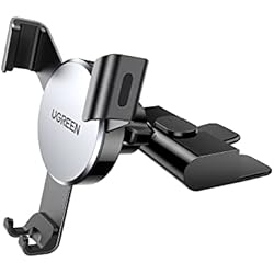 Soporte Celular Cd UGREEN Soporte Móvil Coche CD Ranura, Soporte Teléfono Vehículo Gravedad Compatible con Dispositivos de hasta 7 Pulgadas como iPhone 15 14 13 Pro MAX, Redmi Note 12 Pro, Galaxy S23 S22, etc