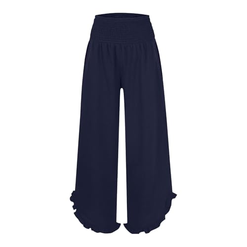 Pantalon d'été élégant en lin noble et finitions soignées