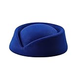 Élégante hôtesse de l'air : avec un design traditionnel et élégant, chapeau sophistiqué, pour votre costume ou look, idéal pour les fêtes ou les spectacles de scène