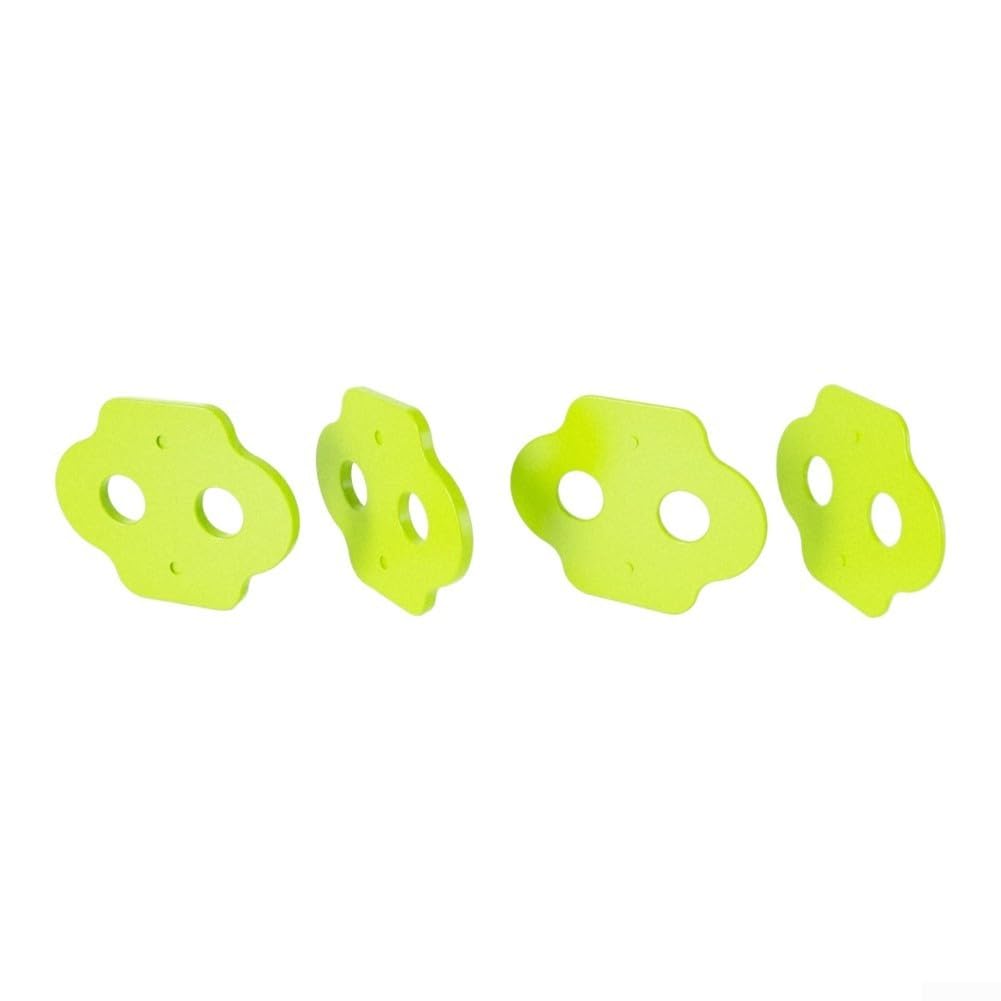 Cycling Cleat Shims for MTB Shoes, Stackable 1-6mm Angle and Height