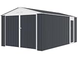Habitat et Jardin Garage in Metallo Houston 15,36 mq - Antracite