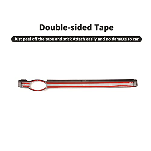 Image of Front Grille Trim Strips for Land Rover Defender 90 110 2020-2026 Grille Trim Strips Cover Frame Car Decorations Stickers (Matte Black)