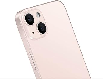 [Metallic] Dummy Phone Display Model Compatible with Apple iPhone 13 Pro Max 13 Mini Non-Working Upgraded Metal Frame (13 Pink blackscreen)