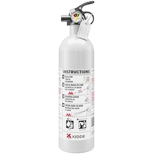 Kidde Mariner PWC Fire Extinguisher for Jet Skis, 5-B:C, KD57W-5BC