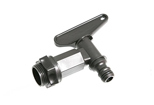 Water Butt TAP Black Plastic SNAP FIT HOZELOCK Compatible Pack of 1
