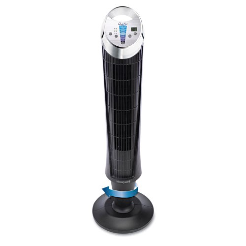 Honeywell QuietSet 8 Speed Whole Room Tower Fan in Black