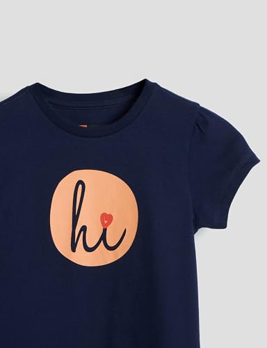 Image of Amazon Brand - Symbol Girls 100% Cotton Graphic Printed Half Sleeves Regular fit T-Shirt