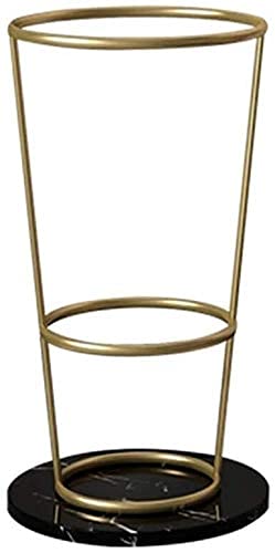 BHFPFZA Round Metal Umbrella Stand for Hotel Lobby, Double-Sided Floor Umbrella Holder, Stylish Entryway, Perfect for Hotels and Entrances