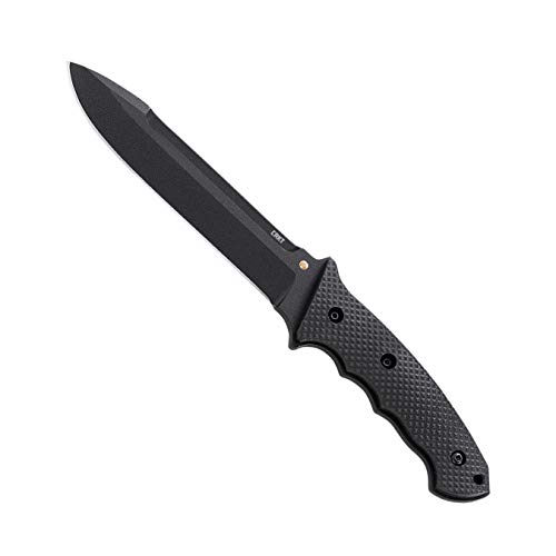 CRKT F.T.W.S For Those Who Serve Fixed Blade Knife with Sheath, Plain Edge 2060