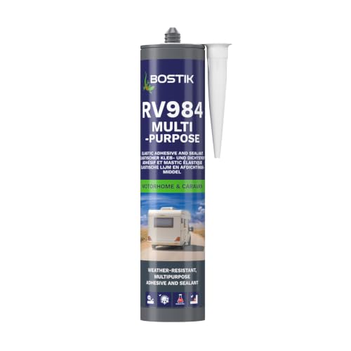 Bostik RV984 – Kleb- & Dichtstoff für Wohnmobile & -wagen – Weiß – 290 ml