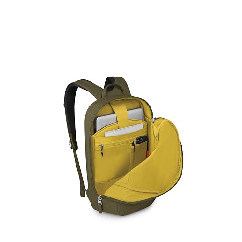 Image of Osprey Arcane Large Day Commuter Backpack - Everyday Bag with Laptop Sleeve & Bottle Pocket, Moss Green Heather