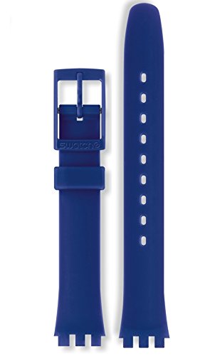 Correa Swatch de 12 mm para reloj Blueberry Girl, repuesto aln148 C de silicona flexible