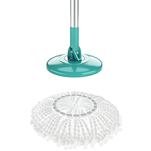 Mop Giratório Pró duas águas, balde com 9 litros, Cesto Inox e Divisor de água, MOP7824, Flash Limp