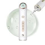 Dermolya Absolu Lift 360 Appareil Anti Âge Liftant avec Radiofréquence RF, Microcourant EMS, Photothérapie LED Rouge et Bleue, Vibration Sonique, Chaleur Thérapeutique 45°C, Blanc