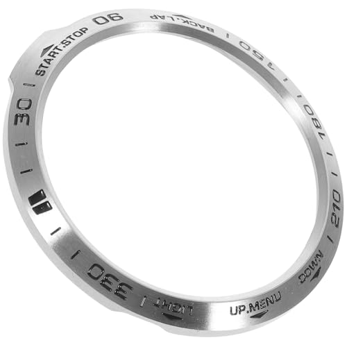Protector de bisel de metal Alipis antiarañazos y suciedad para smartwatch deportivo 6X
