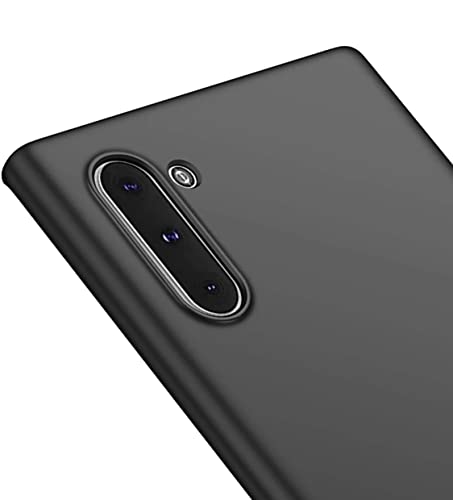 Image of Mobile Back Cover Case for Samsung Galaxy Note10, SM-N970F /DS (Silicone Case|CameraProtection|Black SC1510)