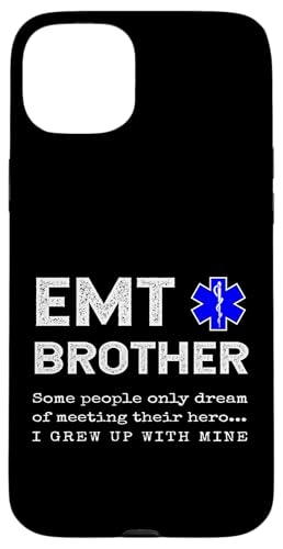 Proud EMT Brother �~�}��ËZ�p�� �o�� ���p �X�}�z�P�[�X iPhone 15 Plus �p