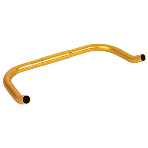 Origin-8 Bullhorn Pursuit Style Handle Bars 26.0 x 40cm. Gold.