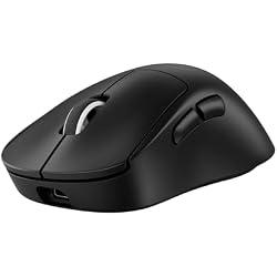 Logitech G PRO X SUPERLIGHT 2 DEX LIGHTSPEED Wireless Gaming Mouse, 60g Pro-Grade Lightweight Mouse With 5 Programmable Buttons, 44k DPI Sensor, 8K Polling, USB-C Charging, for PC/Mac - Black | 60g Pro-Grade Lightweight, 5 Programmable Buttons, 44k DPI Sensor, 8K Polling, USB-C Charging, for PC/Mac - Black