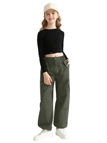 Image of TAGAS Cargo for Girls|Joggers for Girl| Cotton Cargo for Girls |girlscargo Lower|Relaxed Trouser(GC-45)