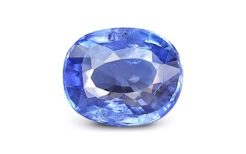 Pierre de saphir bleu naturelle Neelam de 1,17 carat certifiée en laboratoire